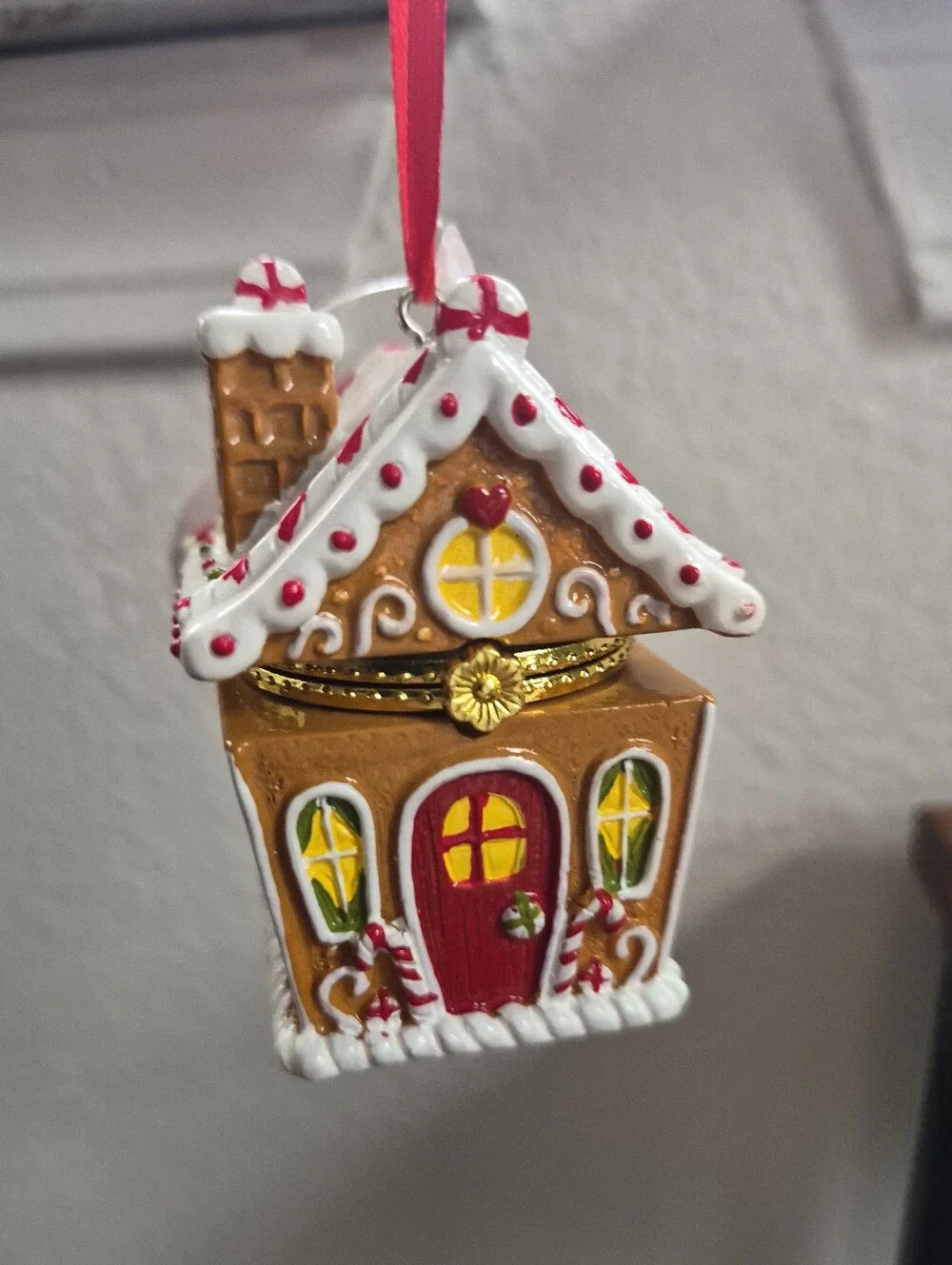 Gingerbreadhouse Trinket Box Ornament